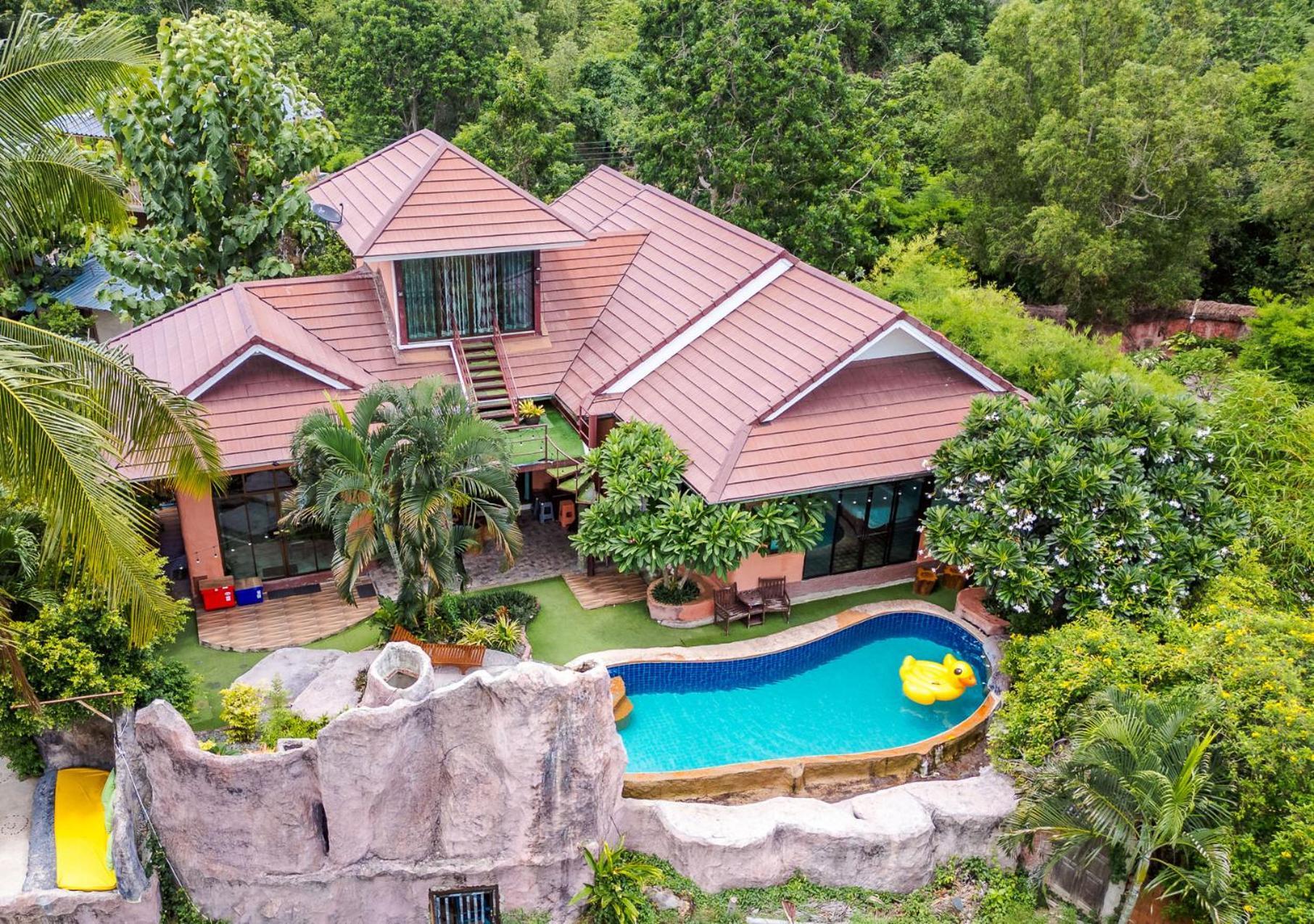 Huahin I-Din Poolvilla วิลล่ากลางธรรมชาติ วิวภูเขา เป็นส่วนตัว Esterno foto